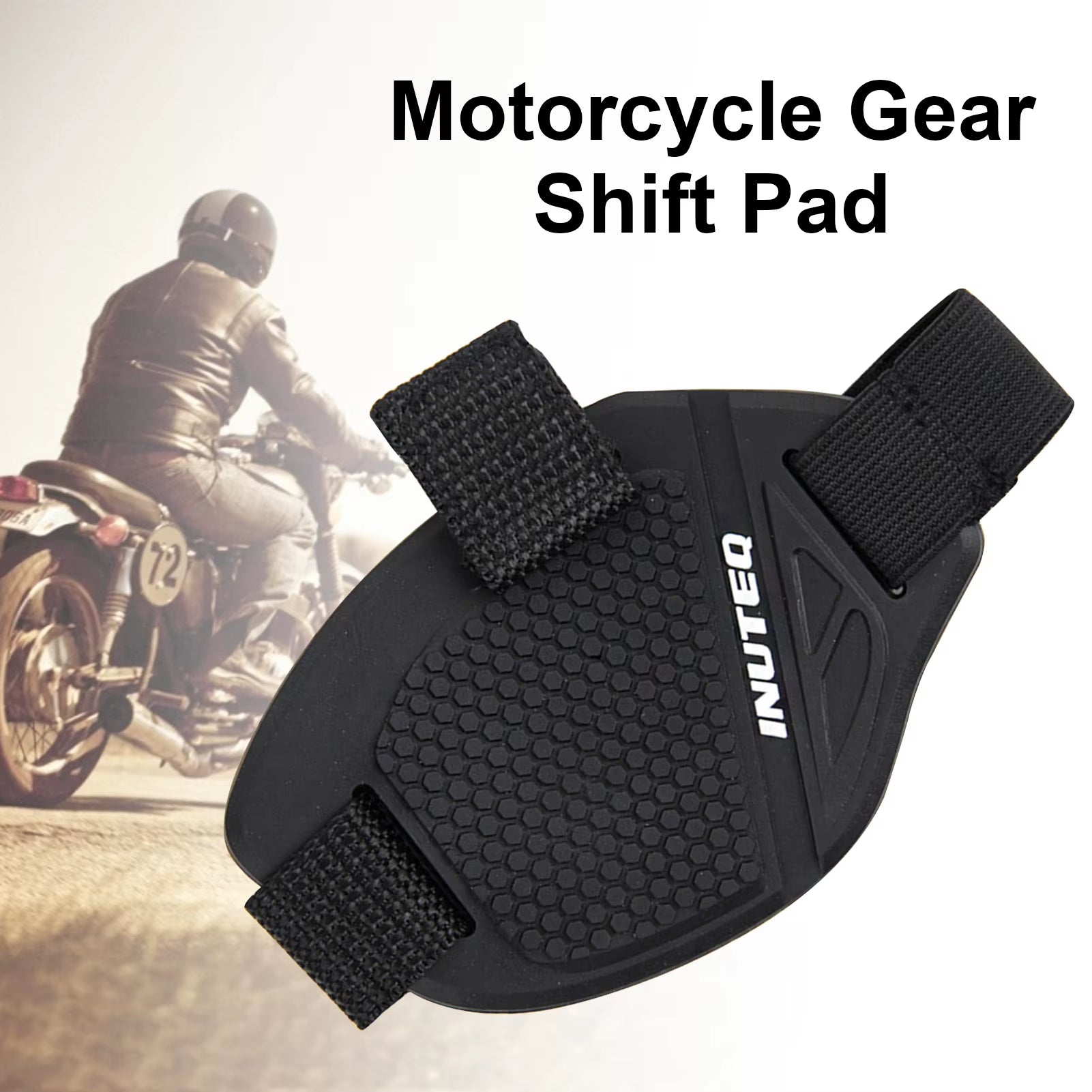 Motorcycle Shift Pad Rubber Boot Protective Cover Adjustable Shifter Shield anti Slip Pad Shoe Cover Motorcycle Shoe Protection