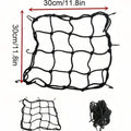 1 Motorcycle Luggage Rack, Helmet Net Pocket, Portable Storage, Car Luggage Net, Universal Shelf, Rope Net, Helmet Net, Bicycle