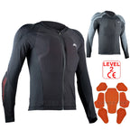 Motorcycle Armor Jacket Moto Full Body Soft Armor Racer Riding Protective Top Breathable Motocross Back Shoulder Protector Gear