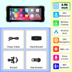 Motorcycle Display Screen Carplay Moto Navigation Portable Digital Dashboard Motobike Android Auto Waterproof BT Monitor