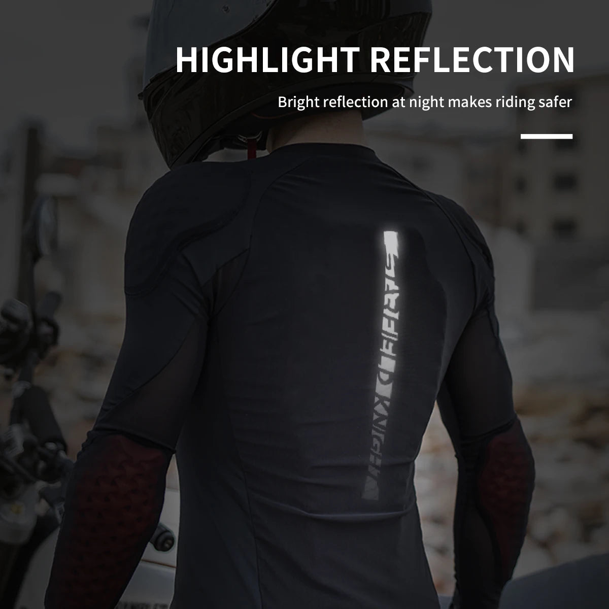 Motorcycle Armor Jacket Moto Full Body Soft Armor Racer Riding Protective Top Breathable Motocross Back Shoulder Protector Gear
