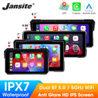 Motorcycle Display Screen Carplay Moto Navigation Portable Digital Dashboard Motobike Android Auto Waterproof BT Monitor