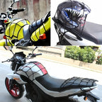 1 Motorcycle Luggage Rack, Helmet Net Pocket, Portable Storage, Car Luggage Net, Universal Shelf, Rope Net, Helmet Net, Bicycle