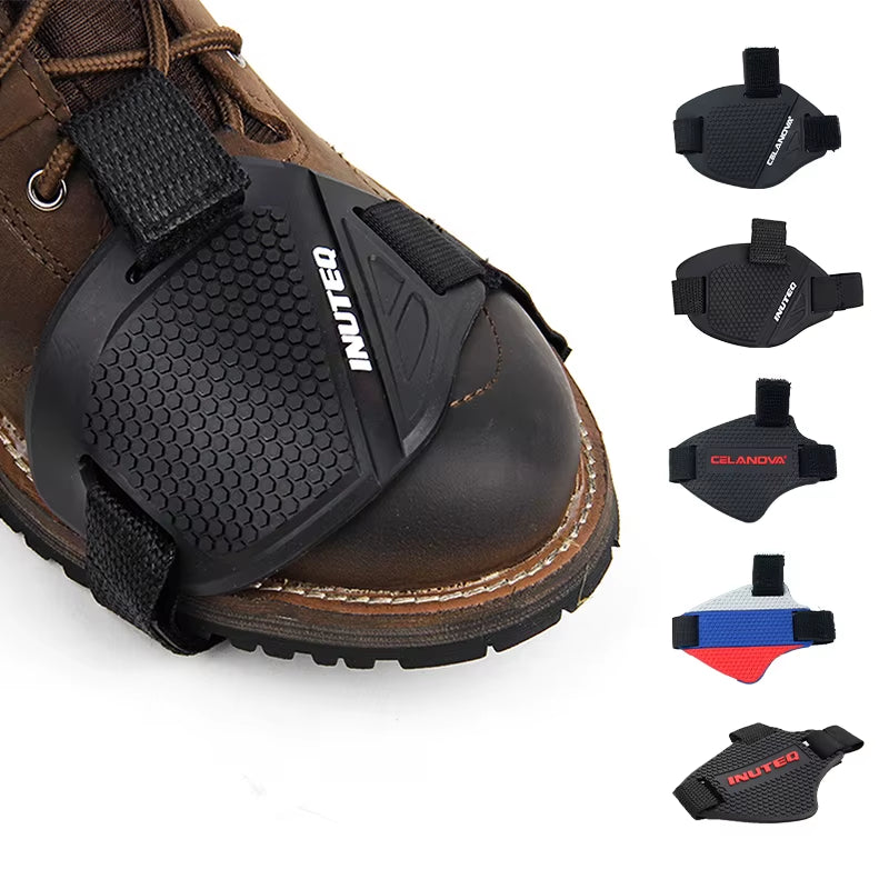 Motorcycle Shift Pad Rubber Boot Protective Cover Adjustable Shifter Shield anti Slip Pad Shoe Cover Motorcycle Shoe Protection