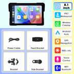 Motorcycle Display Screen Carplay Moto Navigation Portable Digital Dashboard Motobike Android Auto Waterproof BT Monitor