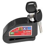 Scooter Motorcycle Bicycle Alarm Lock Wheel Disc Brake Waterproof Anti-Theft Aluminum Alloy Safety Brake Lock Moto Aaccessories