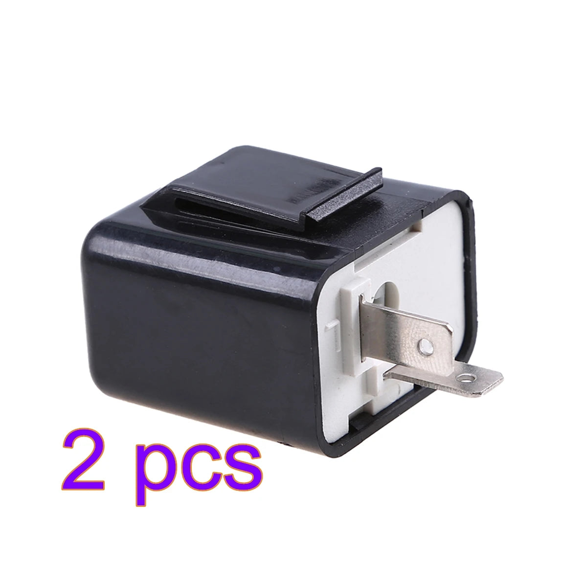 12V 2 Pin LED Flasher Frequency Relay Turn Signal Indicator Motorcycle Motorbike Fix Motorcycle Flasher Multiple Protection Safe