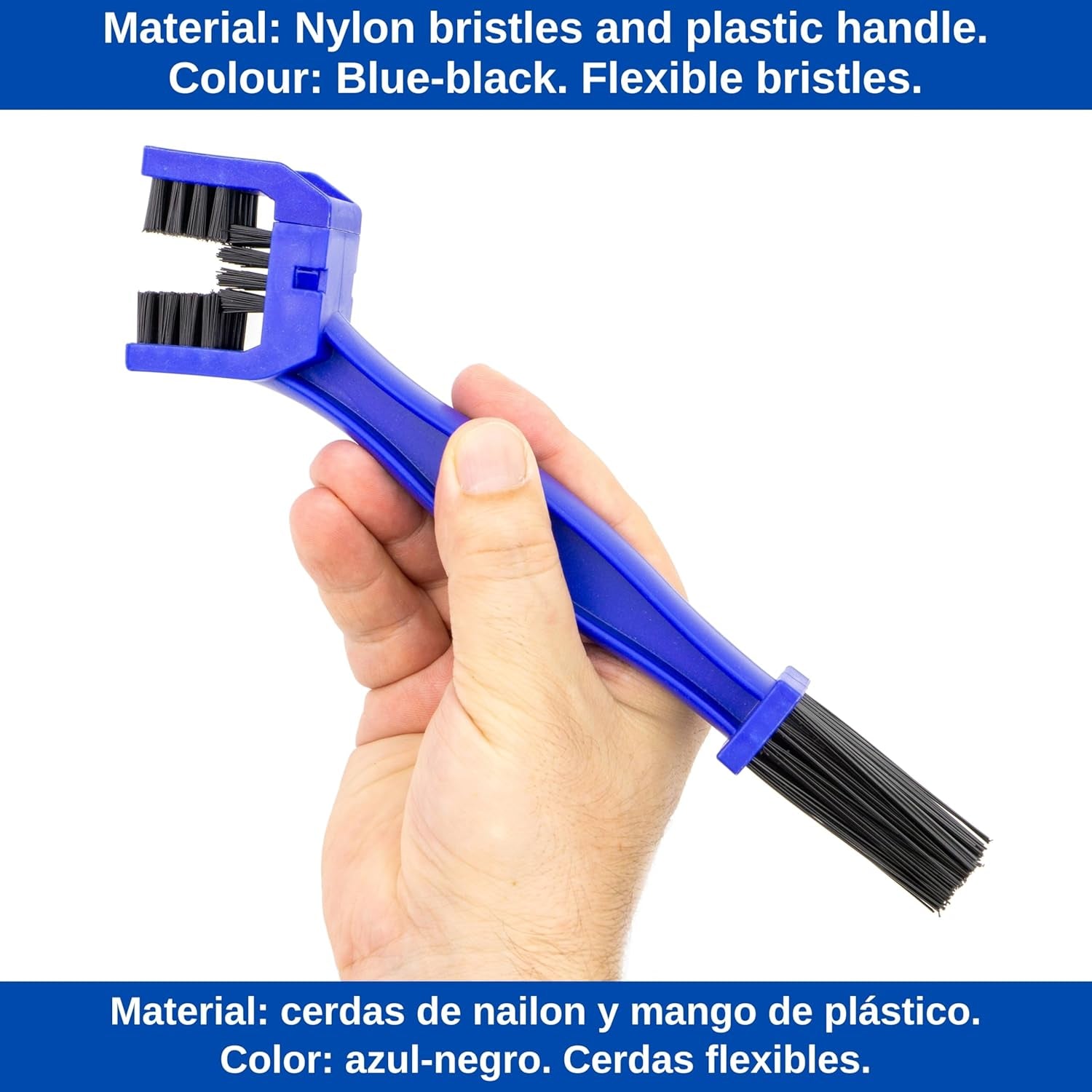 Brosses De Nettoyage Pour Vélos Et Motos, Brosse À Chaîne Pour Vélos Et Motos Pour Enlever La Saleté, Brosse En Nylon Robuste, Entretien Des Motos, Kit De Brosses De Nettoyage, Nettoyeur De Chaîne