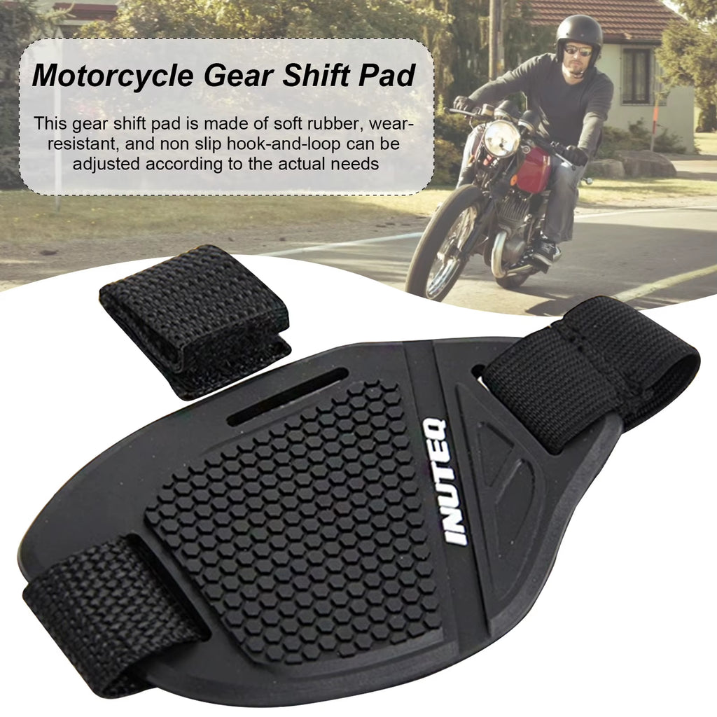 Motorcycle Shift Pad Rubber Boot Protective Cover Adjustable Shifter Shield anti Slip Pad Shoe Cover Motorcycle Shoe Protection