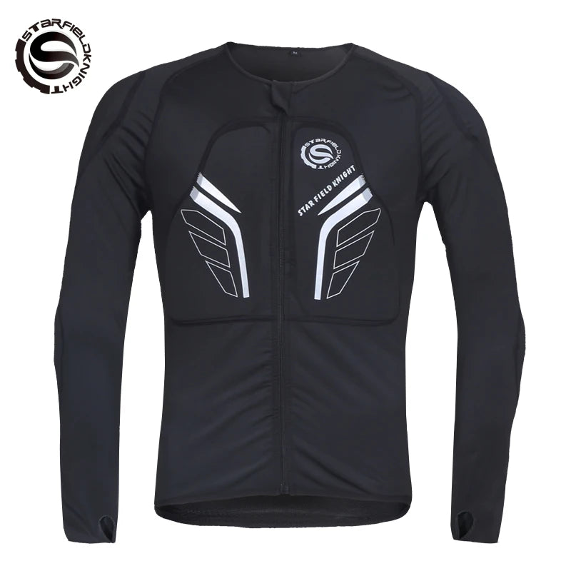 Motorcycle Armor Jacket Moto Full Body Soft Armor Racer Riding Protective Top Breathable Motocross Back Shoulder Protector Gear
