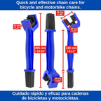 Brosses De Nettoyage Pour Vélos Et Motos, Brosse À Chaîne Pour Vélos Et Motos Pour Enlever La Saleté, Brosse En Nylon Robuste, Entretien Des Motos, Kit De Brosses De Nettoyage, Nettoyeur De Chaîne